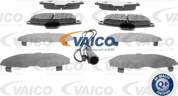 VAICO V24-0076 - Тормозные колодки, дисковые, комплект www.autospares.lv