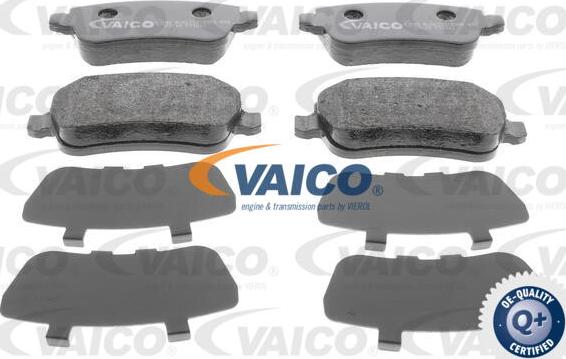 VAICO V24-0103 - Тормозные колодки, дисковые, комплект www.autospares.lv