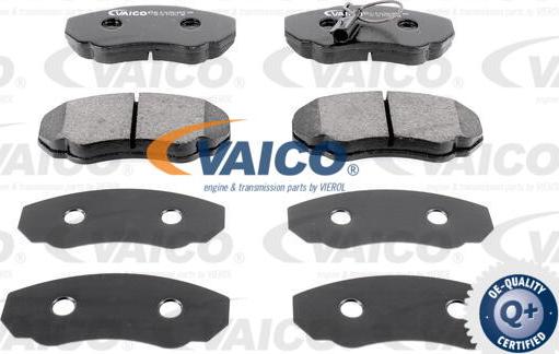 VAICO V42-4112 - Тормозные колодки, дисковые, комплект www.autospares.lv