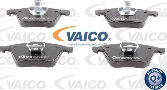 VAICO V25-0318 - Тормозные колодки, дисковые, комплект www.autospares.lv