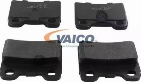 VAICO V25-0317 - Тормозные колодки, дисковые, комплект www.autospares.lv