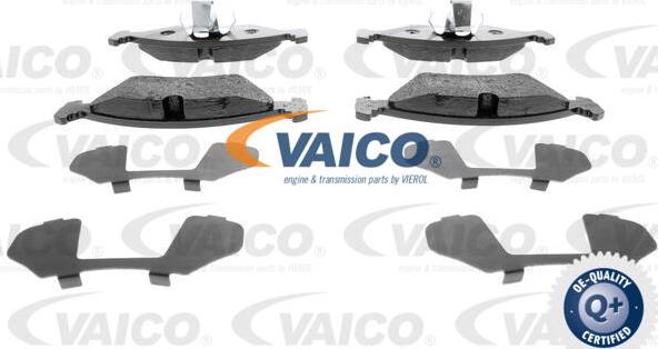 VAICO V25-8102 - Тормозные колодки, дисковые, комплект www.autospares.lv