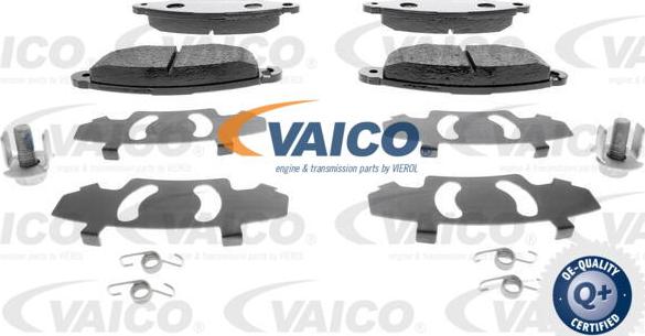 VAICO V22-0080 - Тормозные колодки, дисковые, комплект www.autospares.lv