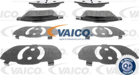 VAICO V22-0155 - Тормозные колодки, дисковые, комплект www.autospares.lv