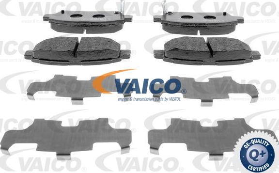 VAICO V70-0086 - Тормозные колодки, дисковые, комплект www.autospares.lv