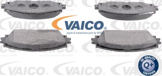 VAICO V70-0217 - Brake Pad Set, disc brake www.autospares.lv