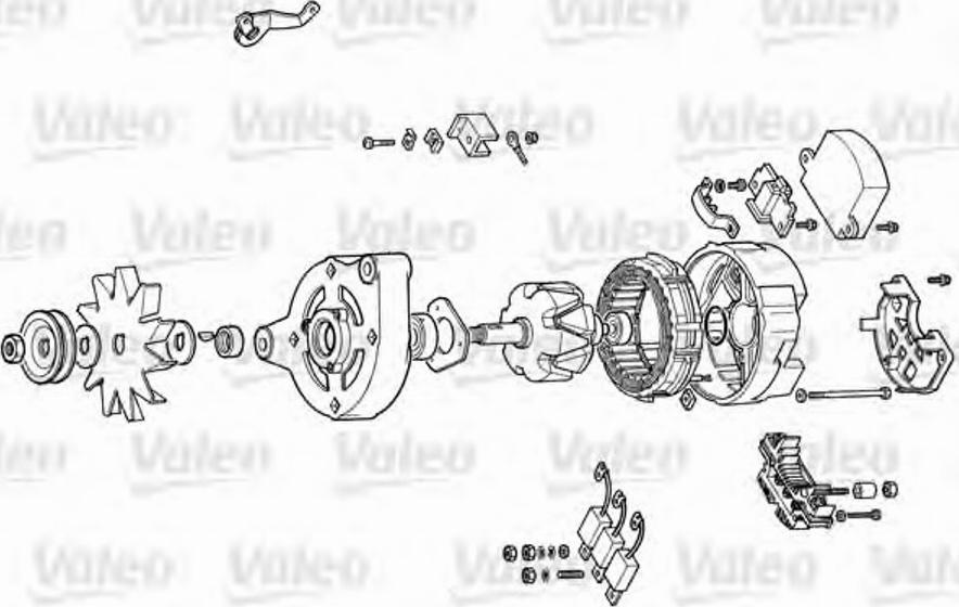 Valeo 9AL2505P - Alternator www.autospares.lv