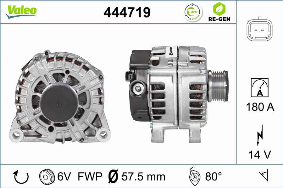 Valeo 444719 - Ģenerators autospares.lv