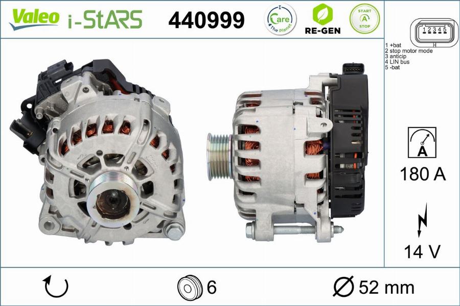 Valeo 440999 - Starteris-ģenerators www.autospares.lv