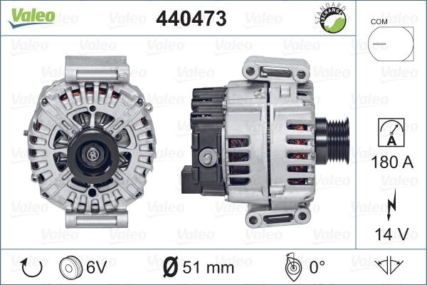 Valeo 440473 - Ģenerators autospares.lv