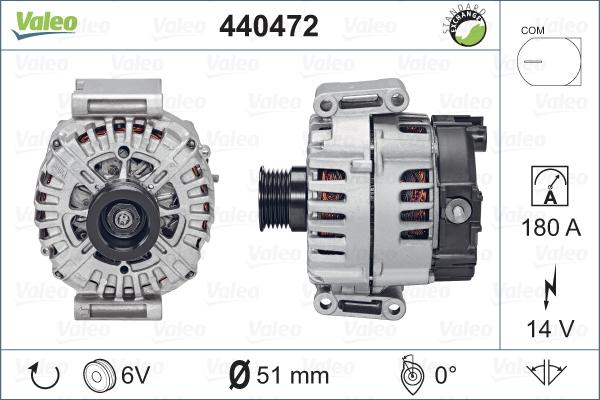 Valeo 440472 - Ģenerators autospares.lv