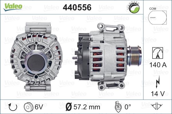 Valeo 440556 - Ģenerators autospares.lv