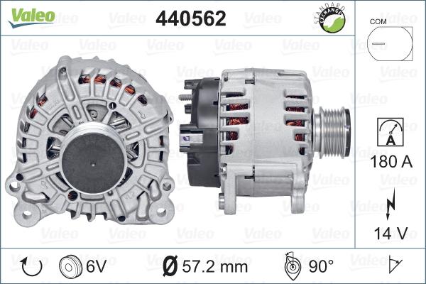 Valeo 440562 - Alternator www.autospares.lv