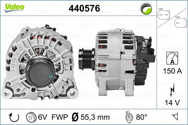 Valeo 440576 - Ģenerators autospares.lv