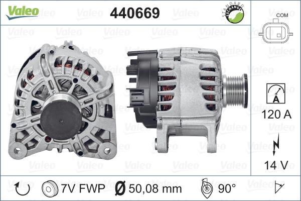 Valeo 440669 - Ģenerators www.autospares.lv