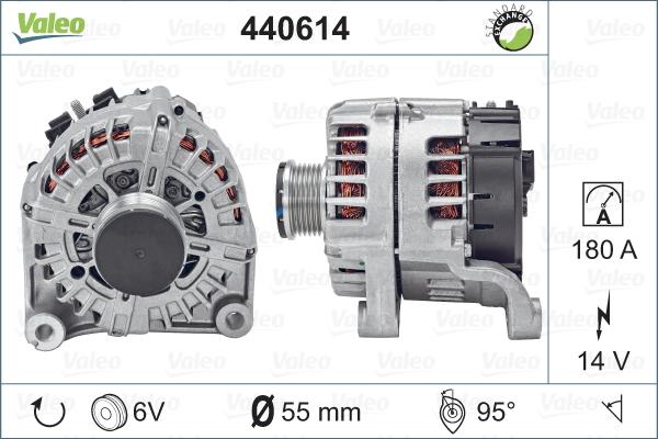 Valeo 440614 - Ģenerators autospares.lv