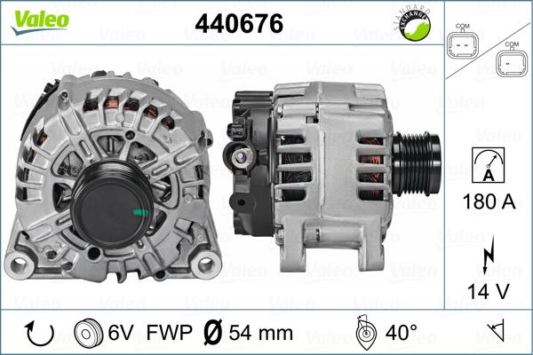 Valeo 440676 - Генератор www.autospares.lv