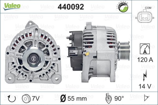 Valeo 440092 - Alternator www.autospares.lv