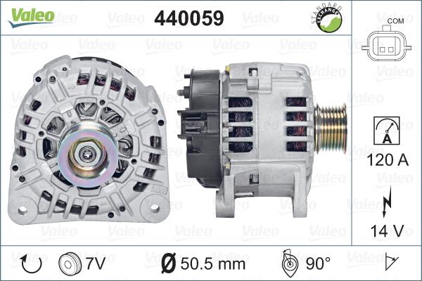 Valeo 440059 - Alternator www.autospares.lv