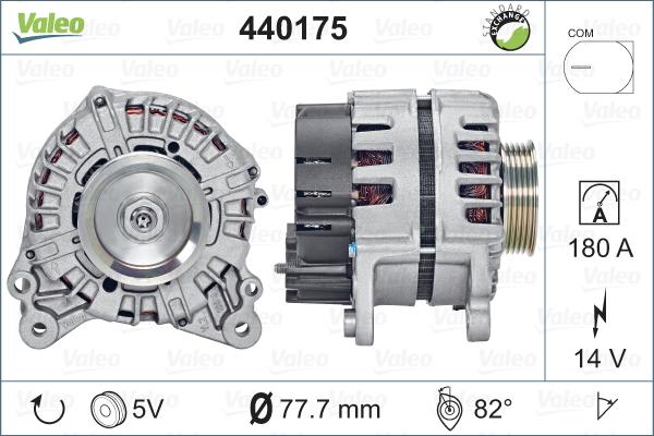 Valeo 440175 - Ģenerators autospares.lv