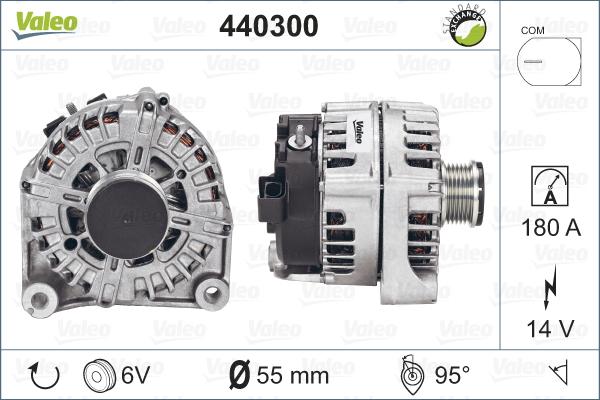 Valeo 440300 - Ģenerators autospares.lv