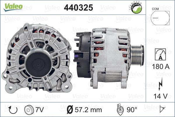 Valeo 440325 - Ģenerators autospares.lv