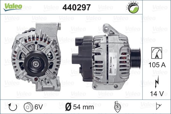 Valeo 440297 - Alternator www.autospares.lv