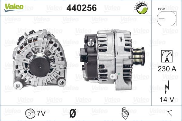 Valeo 440256 - Ģenerators www.autospares.lv