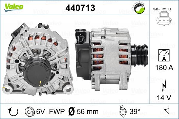 Valeo 440713 - Ģenerators www.autospares.lv