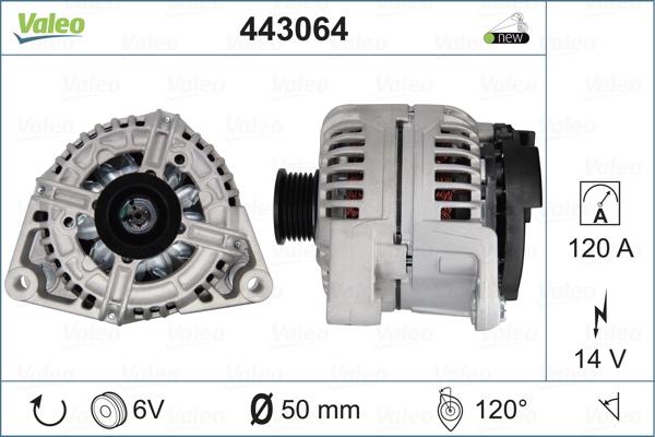 Valeo 443064 - Alternator www.autospares.lv