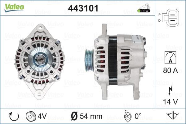 Valeo 443101 - Alternator www.autospares.lv