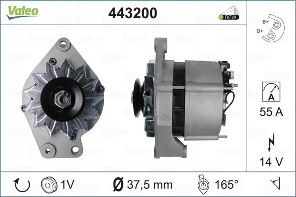 Valeo 443200 - Alternator www.autospares.lv