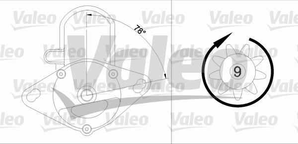 Valeo 455951 - Starteris www.autospares.lv