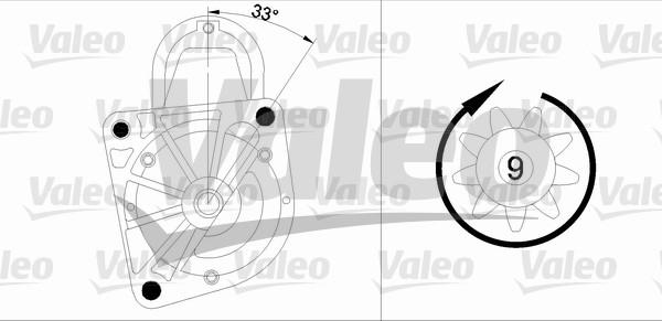 Valeo 455958 - Starteris autospares.lv