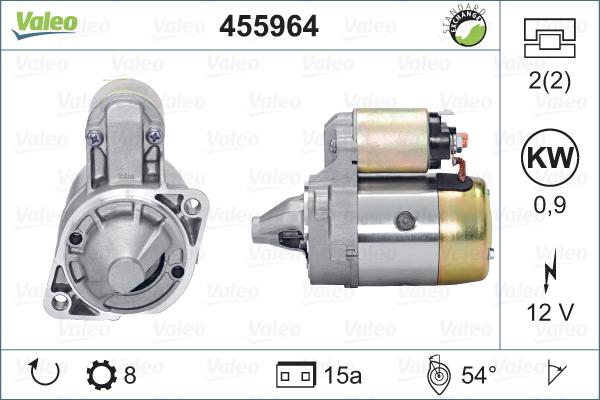 Valeo 455964 - Starteris autospares.lv