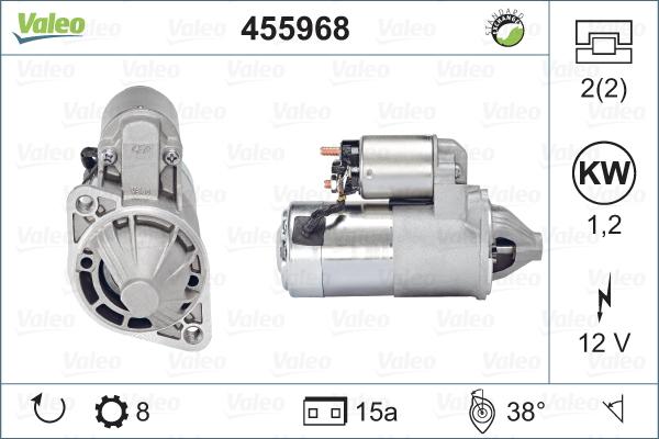 Valeo 455968 - Starter www.autospares.lv