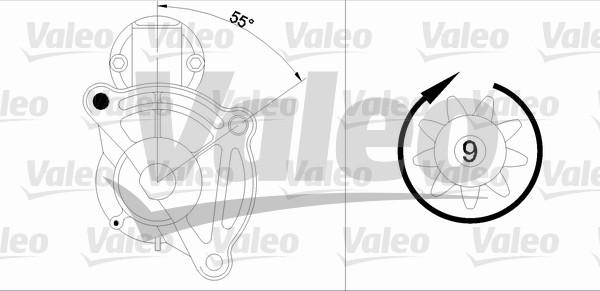 Valeo 455962 - Стартер www.autospares.lv