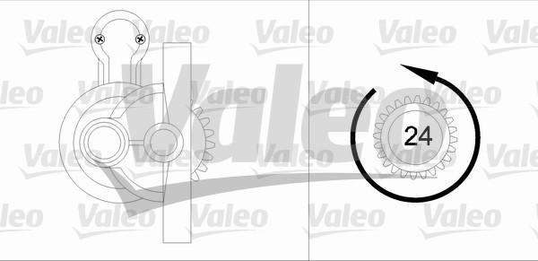 Valeo 455909 - Starteris autospares.lv