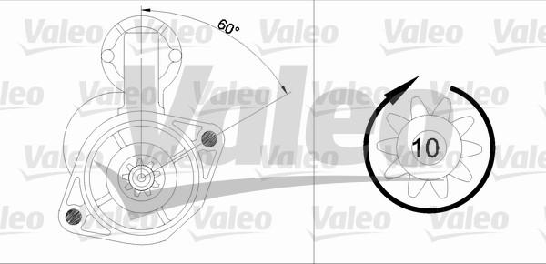 Valeo 455905 - Starteris autospares.lv