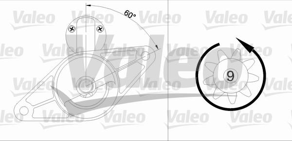 Valeo 455902 - Starteris autospares.lv