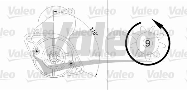 Valeo 455919 - Starteris www.autospares.lv