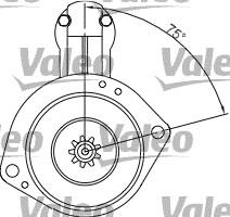 Valeo 455914 - Стартер www.autospares.lv