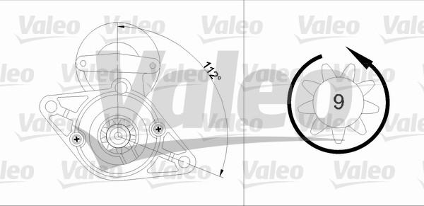 Valeo 455916 - Starteris autospares.lv