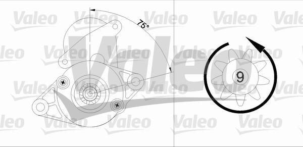 Valeo 455918 - Starteris autospares.lv