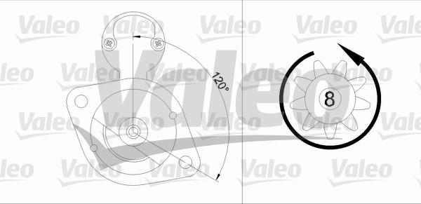 Valeo 455917 - Starteris www.autospares.lv