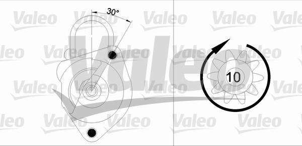 Valeo 455933 - Starter www.autospares.lv