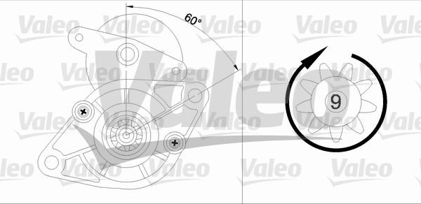 Valeo 455924 - Starteris www.autospares.lv