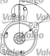 Valeo 455925 - Стартер www.autospares.lv