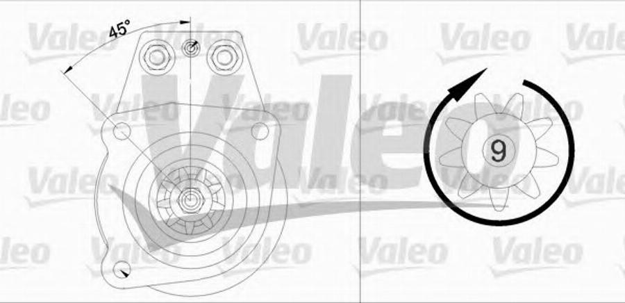 Valeo 455926 - Starteris autospares.lv