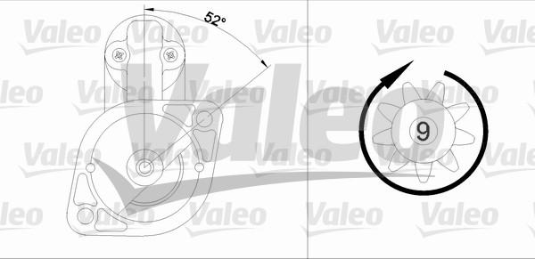 Valeo 455920 - Starteris autospares.lv